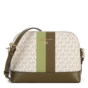 MICHAEL KORS Jet Set Charm Crossbody bag canvas Light Sage /Olive